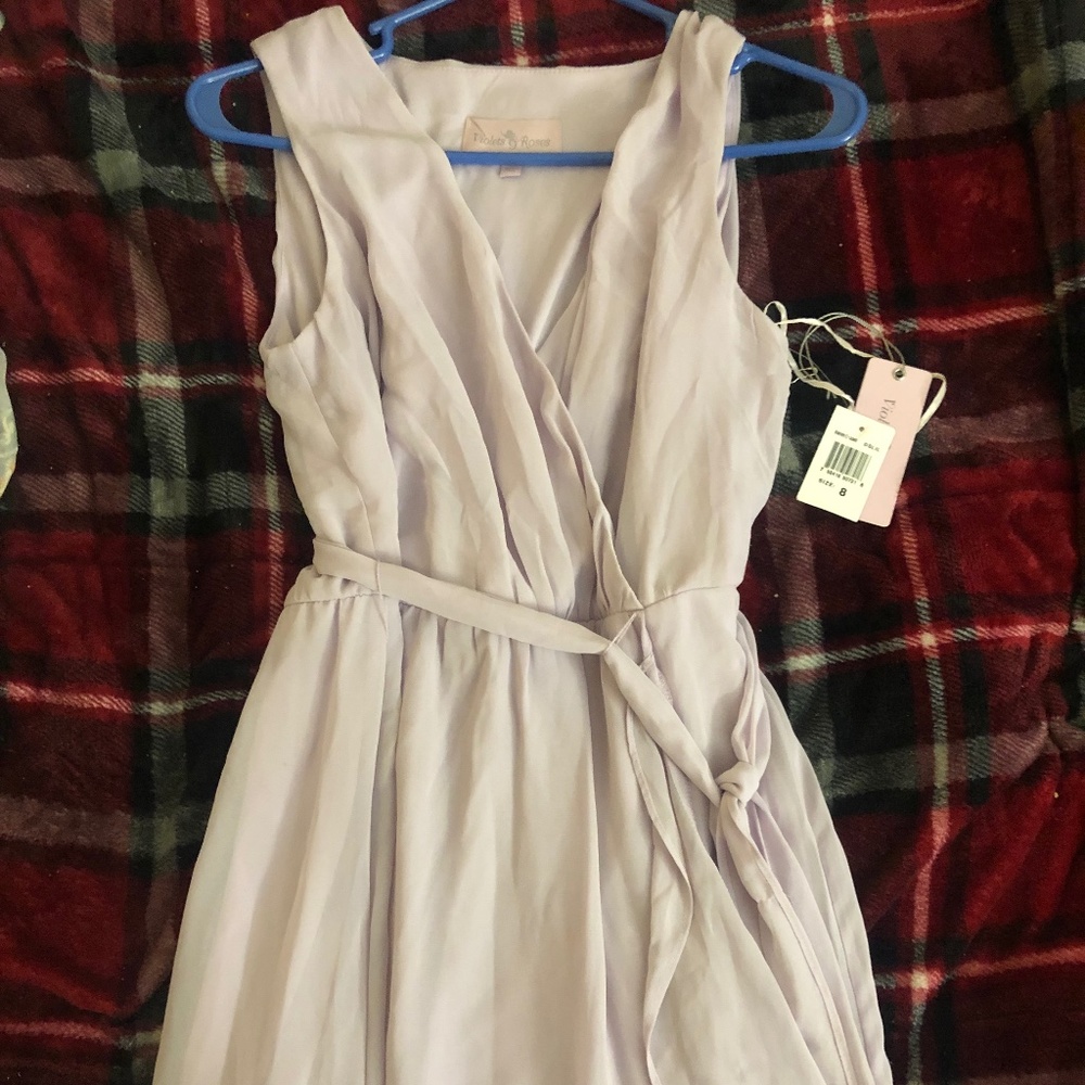 Lavender bridesmaids dress